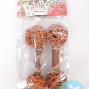 Marukan Minimal Land 小動物蘋果枝啞鈴磨牙棒