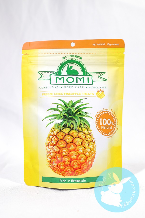 Momi 摩米 兔子菠蘿凍乾小食 15g