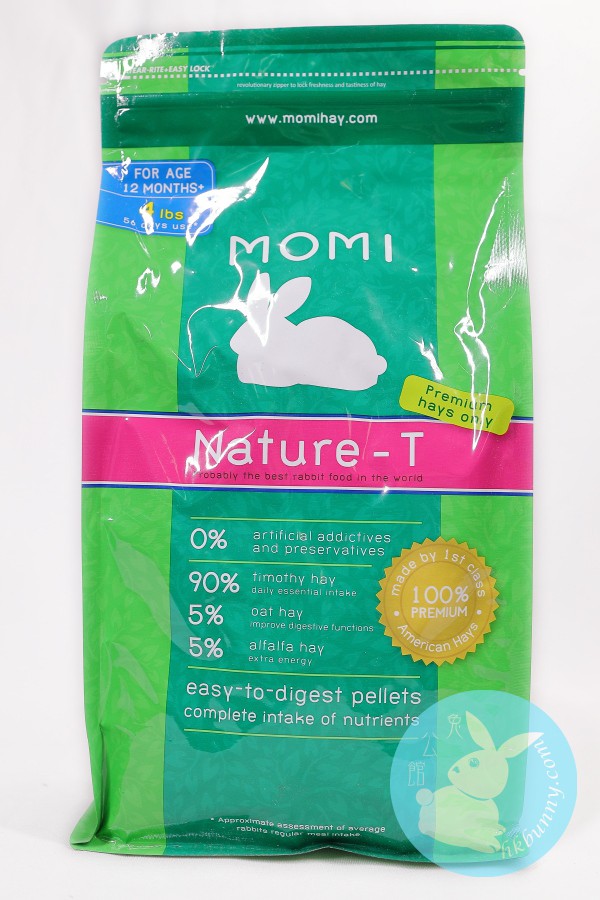 Momi 摩米 兔子天然穗牧草淨糧 Nature-T 4lb