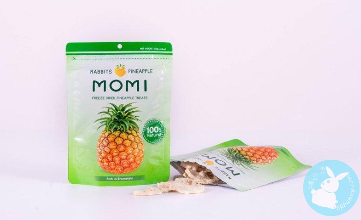Momi 摩米 兔子菠蘿凍乾小食 15g