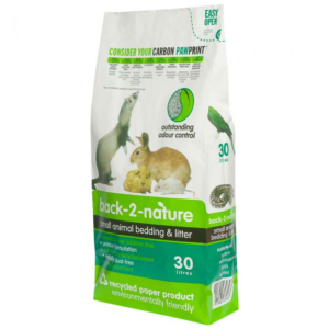 Back2Nature 小動物環保再造紙砂 30L 紙粒