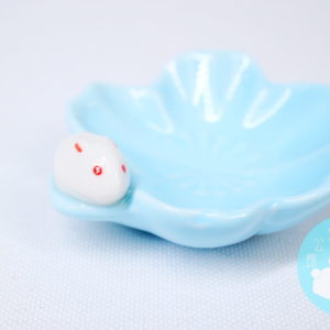 小兔藍色小碟