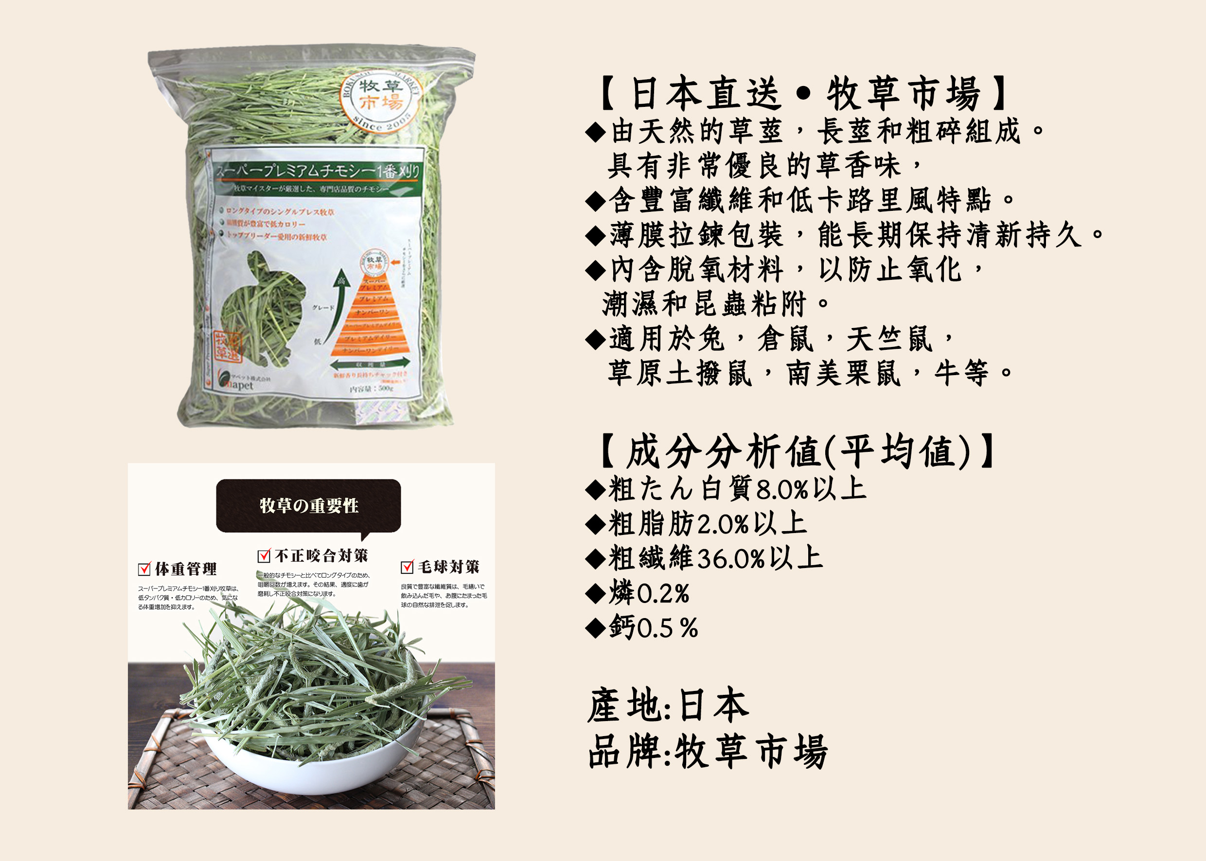 日本牧場 500g