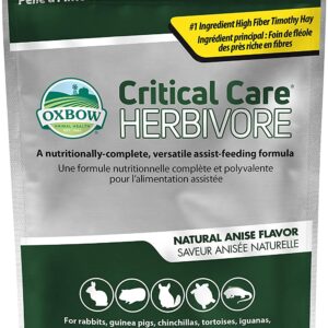 Oxbow 原味草粉 454克 Critical Care Herbivore Natural Anise Flavor 454g (公價貨品）