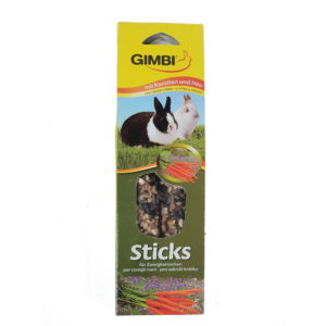 Gimbi 兔仔胡蘿蔔甜菜磨牙滋味棒 2pcs