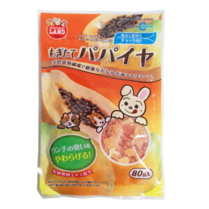 日本 Marukan Minimal Land 小動物美味木瓜果粒 80G