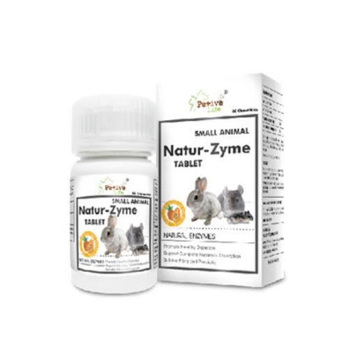 Petive Life 木瓜丸 Small Animal Natur-Zyme Tablet 60 Chewables