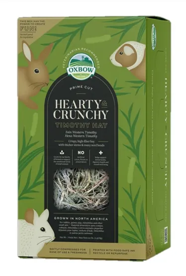 Oxbow Prime Cut Hay – Hearty & Crunchy Timothy Hay 40oz